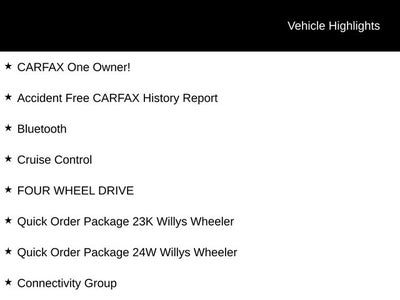 2016 Jeep Wrangler Unlimited Willys