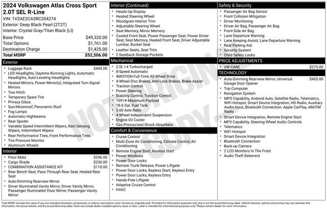 2024 Volkswagen Atlas Cross Sport 2.0T SEL R-Line