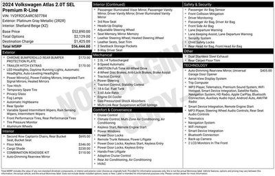 2024 Volkswagen Atlas 2.0T SEL Premium R-Line