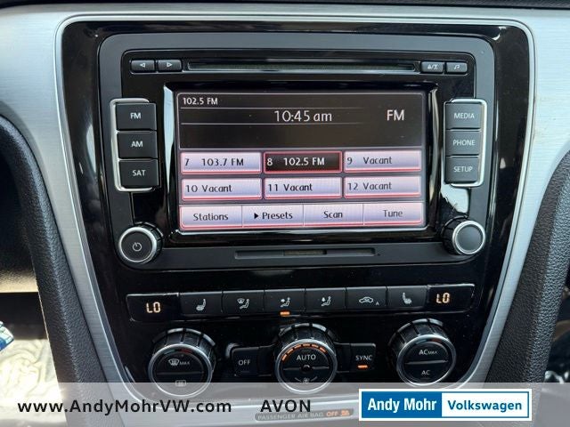 2012 Volkswagen Passat 2.5 SE w/Sunroof