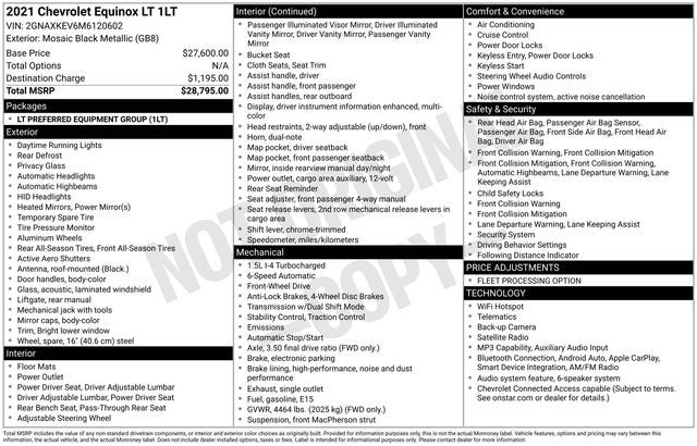 2021 Chevrolet Equinox LT