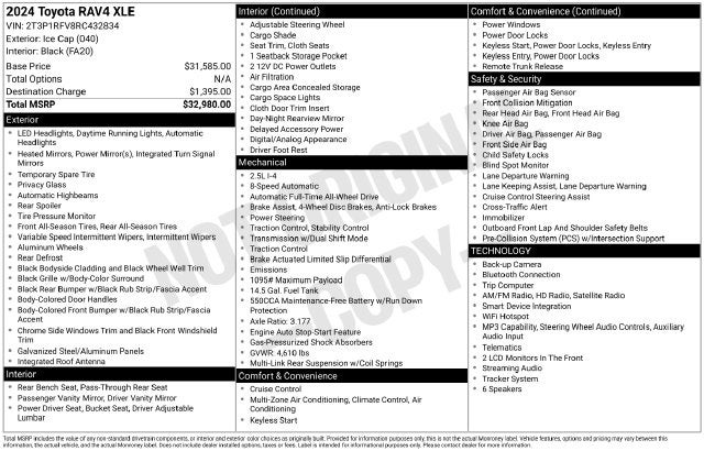 2024 Toyota RAV4 XLE