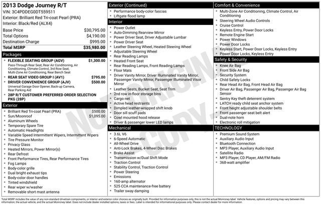2013 Dodge Journey R/T