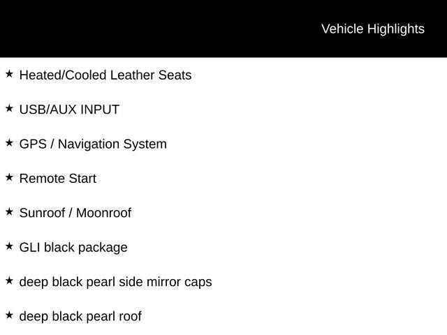 2025 Volkswagen Jetta GLI 2.0T Autobahn
