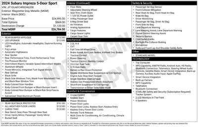 2024 Subaru Impreza Sport