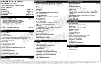 2013 Mazda Mazda CX-5 Touring