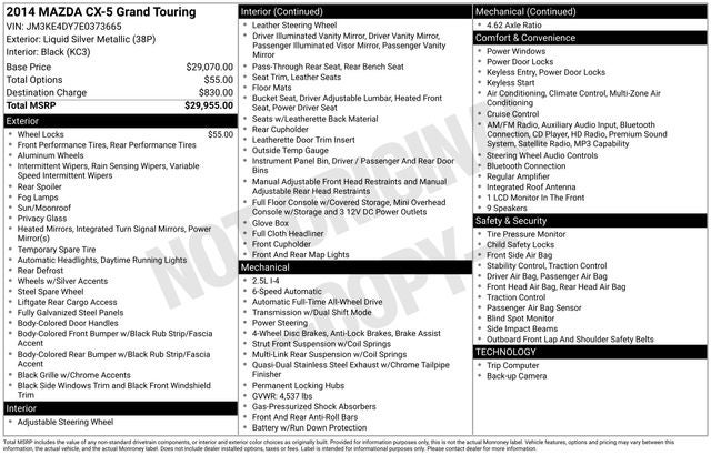 2014 Mazda Mazda CX-5 Grand Touring