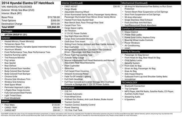 2014 Hyundai Elantra GT Base