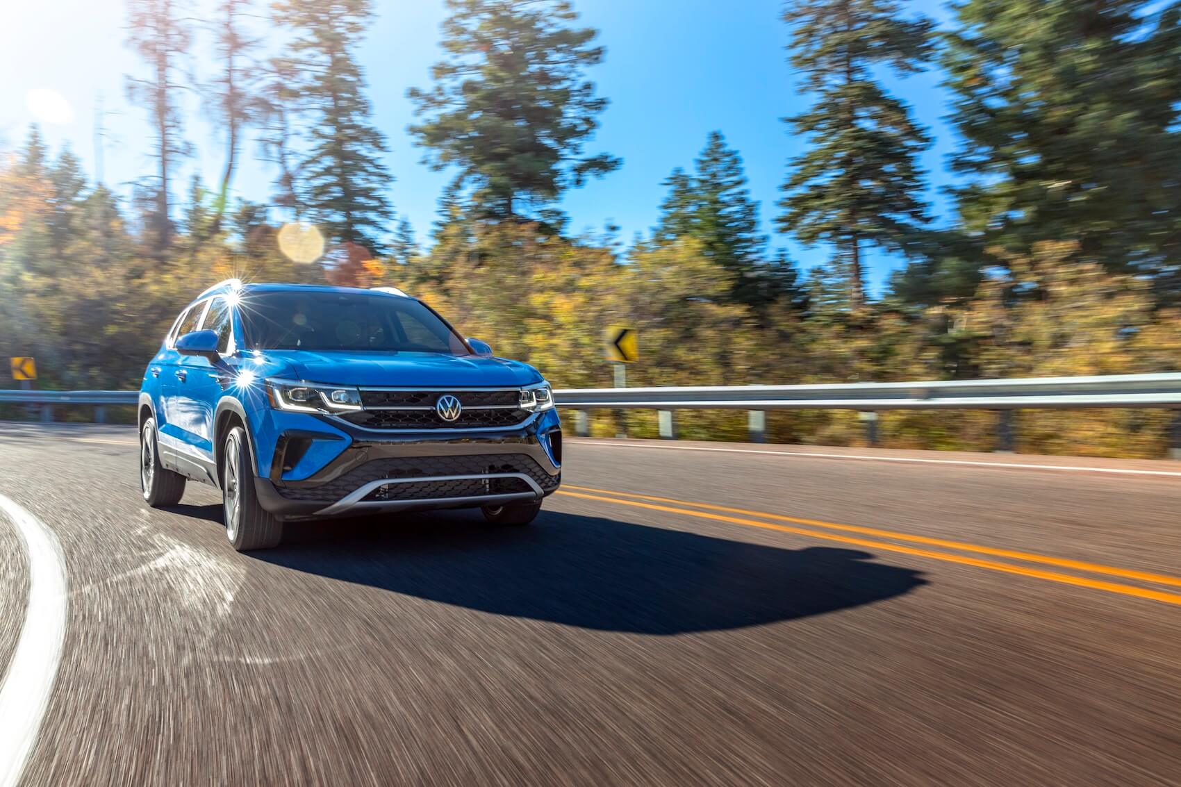 Volkswagen Taos vs. Hyundai Santa Fe Safety