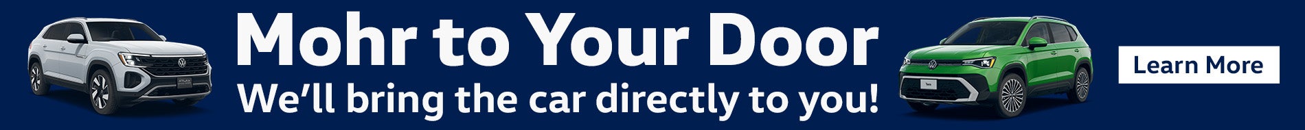 Volkswagen car delivery to your door