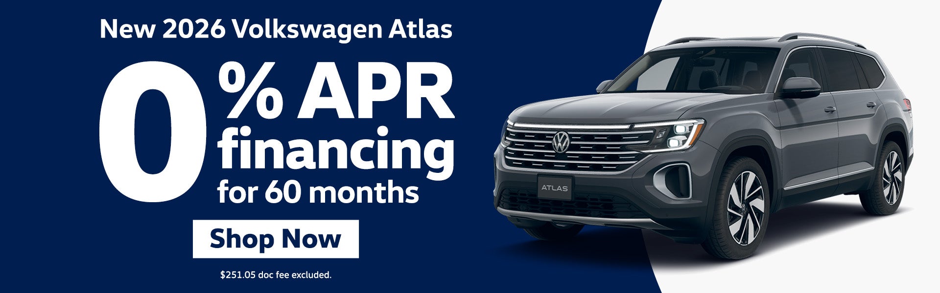 Low APR Financing on Atlas Models