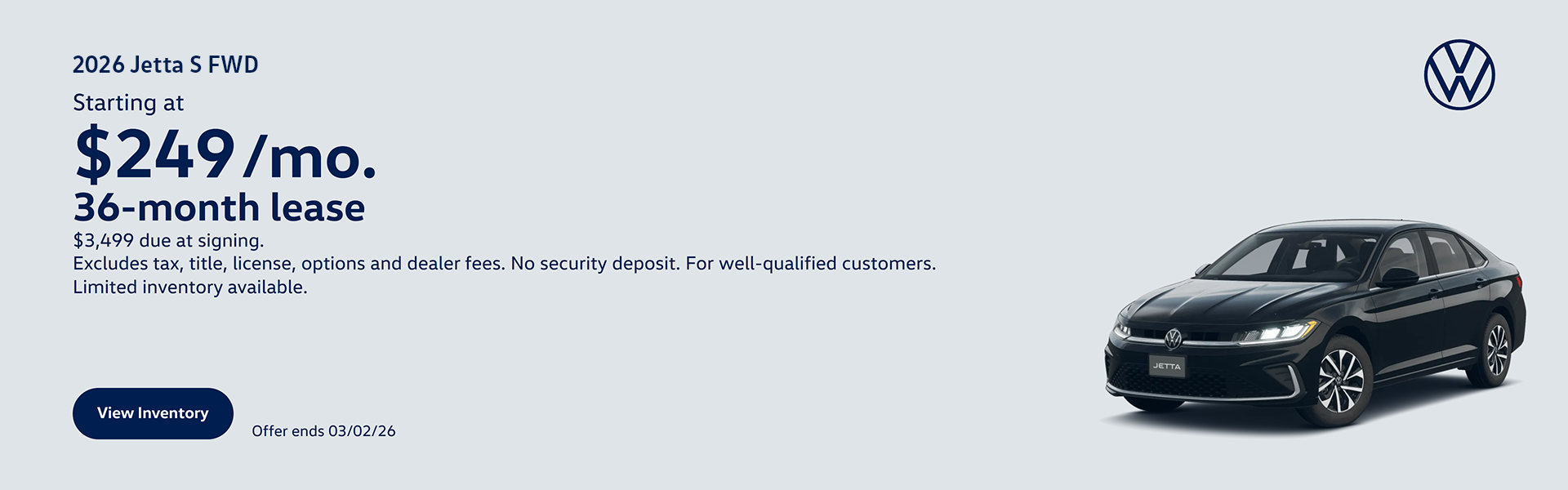 2026 Jetta Lease
